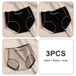3PCS Pure Cotton Seamless Panties for Women Letter Comfort Sports High Waist Female Lingerie Underpants COTTON PANTI WOMAN Soft