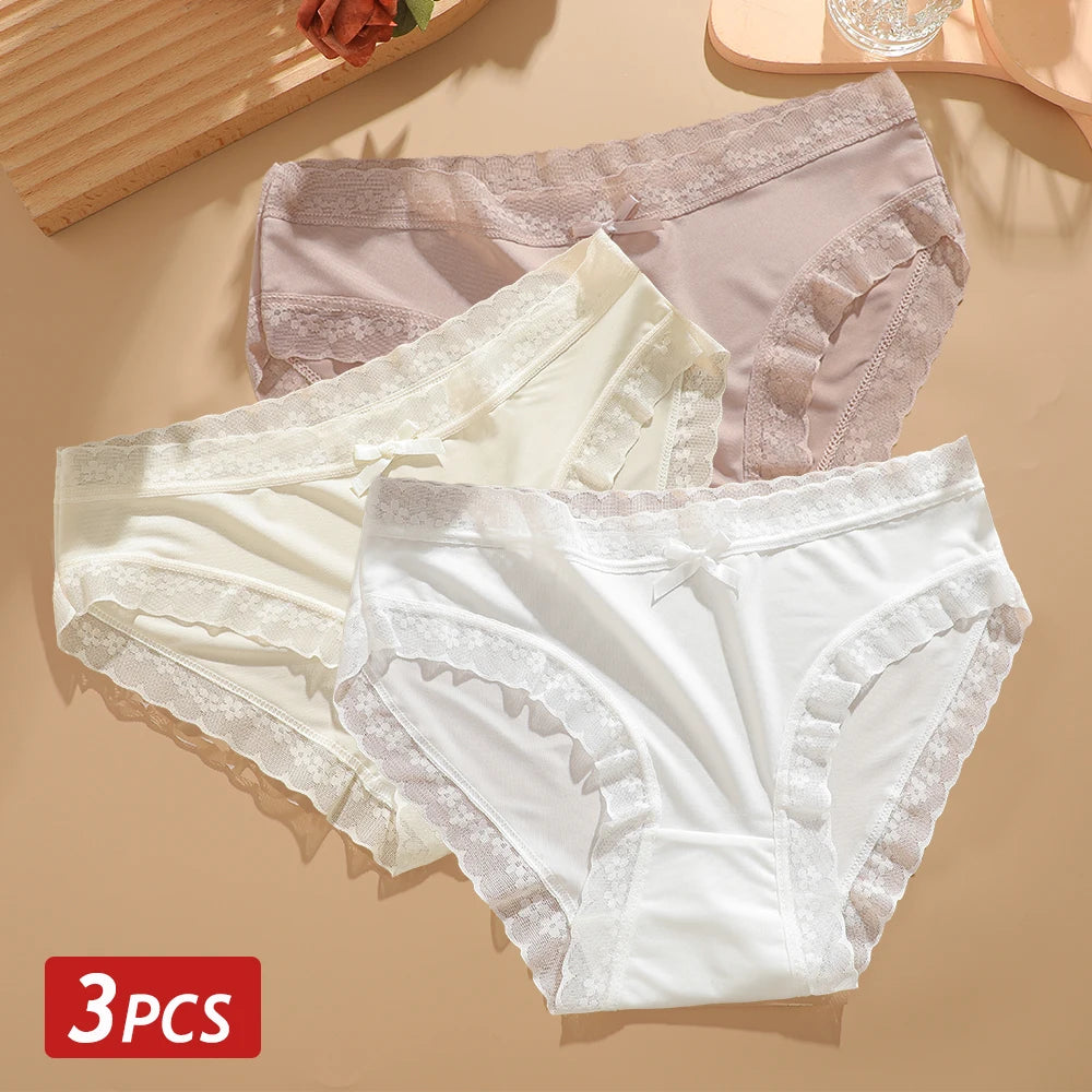 3-Pack Ice Silk Seamless Panties – Ultra-Light Breathable Comfort