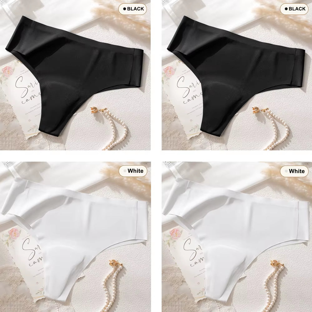 4Pcs Camel Toe Proof Thong Seamless Panties Invisible Camel Toe Concealer Cover Cameltoe Prevention Underwear for Leggings Gym