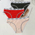 3PCS Summer Womens Cotton Comfortable Low Waist Solid Color Lingerie Ladies Briefs Panties Sexy Female Fashion Underpant