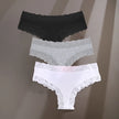 3-Pack Cotton Lace Briefs – Soft Everyday Comfort