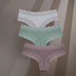 3-Pack Cotton Lace Briefs – Soft Everyday Comfort