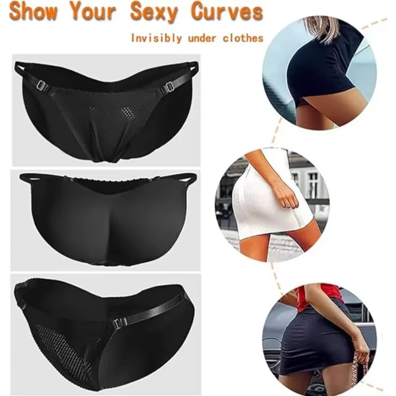 Control Butt Hip Enhancer Fake Ass Briefs Butt Lifter Three-Dimensional Buttocks 3D Push up Panties Women Sponge Padded Shaper
