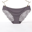 Women's Seamless Lace Briefs – Breathable Cotton Comfort (1 Pair)