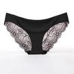 Women's Seamless Lace Briefs – Breathable Cotton Comfort (1 Pair)