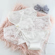 4Pieces/Lot Women Panties Cotton Sexy Lace Underpants Black White Gray 3Colors Bow-Knot Briefs Girls Soft Knickers