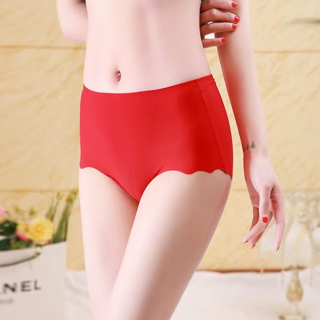 Large Size Panties for Women Underwear Ladies Big Size Briefs Ice Silk Cotton Crotch plus Size Seamless Panties Female Xxxl 4XL