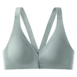 Women'S Seamless Deep V-Neck Bra Front Closure Bra Push-Up Sports Top Soft Non-Wire Lingerie Invisible Female Sexy Underwear